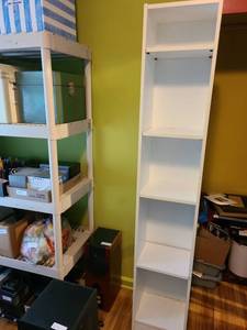lot 2172 image: White shelves, 71x13x10