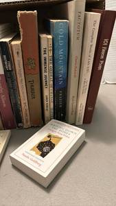 lot 2201 image: Books including Thurber and Cold Mountain