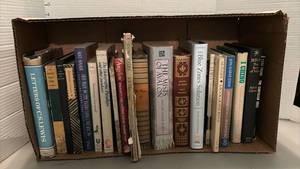 lot 2213 image: Books including I Ching, Whitman and Alice Walker