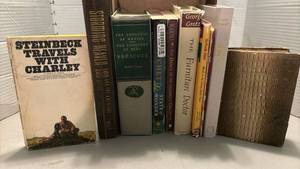 lot 2219 image: Books including Steinbeck and The Conquest of Mexico