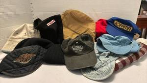 lot 2259 image: Lot of Assorted Baseball Caps and Hats