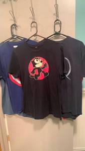 lot 2344 image: Mens graphic tshirts size L Some Tags removed