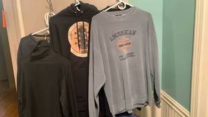 lot 2356 image: Mens shirts and sweatshirts L Some Tags removed