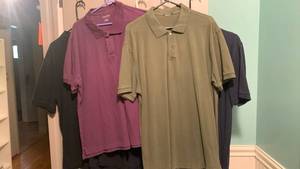 lot 2359 image: Mens golf shirts size L
