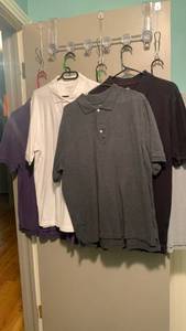 lot 2360 image: Mens golf shirts size L