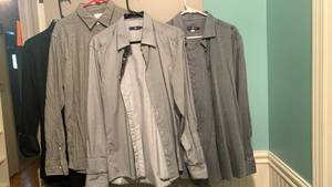 lot 2365 image: Mens button down shirts size L Tags removed