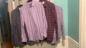 lot 2366 image: Mens button down shirts size L