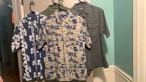 lot 2367 image: Mens button down shirts size M
