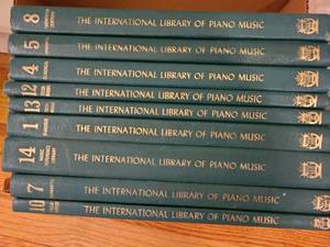 lot 2505 image: International Library of Piano Music books.