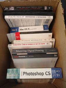 lot 4111 image: Lot of books including Curational Care of Works of Art on paper