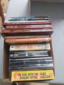 lot 4205 image: Book Lot including James Lee Burke Jack Turner Stieg Larsson