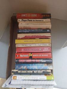 lot 4211 image: Lot of Books Including James Lee Burke, Maya Angelou, Kurt Vonnegut
