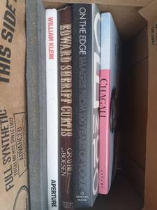 lot 4216 image: Lot of book including on the edge images from 100 years of vogue