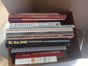 lot 4219 image: Lot of books  Music Books Including Sibelius Chopin Real Book Piano Method