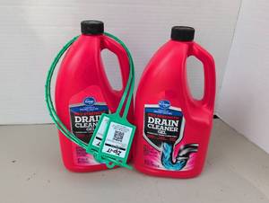 lot 4309 image: Kroger Pro Strength Drain Cleaner Gel 80 FL OZ Lot of 2