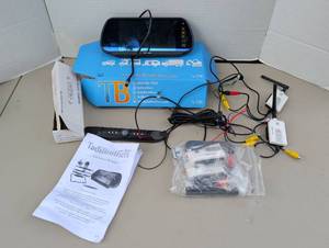 lot 4331 image: TadiBrothers Wired Mirror RV System S-D16 with TFT-LCD Monitor