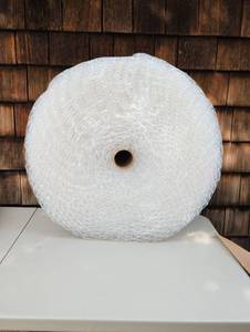 lot 4342 image: Roll of 12 inch bubble wrap. Roll measures  40 across by 12 inch