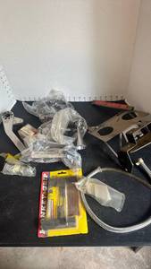 lot 4424 image: Bicycle Parts Lot Including Keycraft Tubeless Brake Pads and Assorted Components