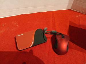 lot 1212 image: Toshiba External Hard Drive with wireless Mouse