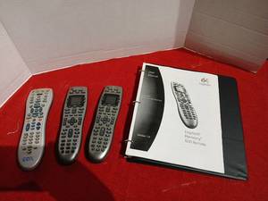 lot 1214 image: Logitech Harmony 650 Remotes with User Manual