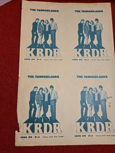 lot 1232 image: The Youngbloods KRDR Radio Station Promotional Poster