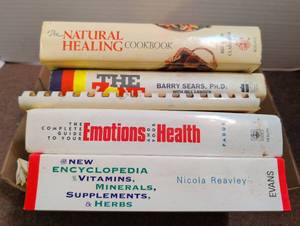 lot 3059 image: Lot of Health and Cookbook Books The Natural Healing Cookbook and more