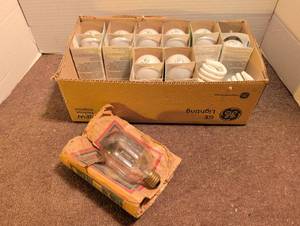 lot 3106 image: Light bulbs lot with Osram gas filled bulb