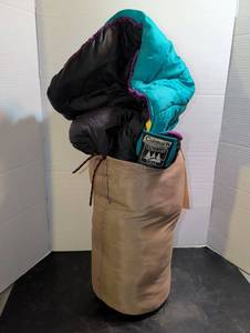 lot 3028 image: Coleman Ultralight Gear Sleeping Bag with Stuff Sack