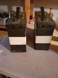 lot 3308 image: Ammo Canisters