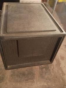lot 3316 image: Plastic Filing Cabinet.   14 x 18 x 14