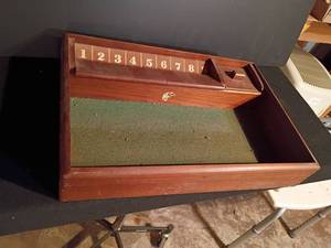 lot 3338 image: Vintage Shut The Box Game