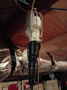 lot 3357 image: Drop Light with Long Cord
