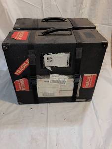lot 3405 image: Set of 2 plastic cases by FiberBilt 17X18 x7