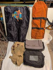 lot 3412 image: Military bags, laptop bags, garment bag and more