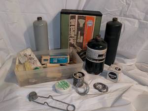 lot 3435 image: Soldering tools and jet torch kit