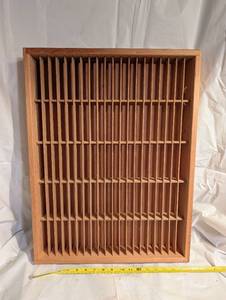 lot 3439 image: Napa Valley box company cassette tape organizer