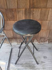 lot 5001 image: Portable Stool.  Good for playing guitar.  2ft. X 13in.