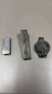 lot 1587 image: Sterling silver money clips