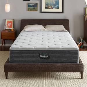 lot 301 image: $544 Beautyrest Silver BRS900 12.5 Medium Firm King Mattress, Cooling Technology, Supportive, CertiPUR-US
