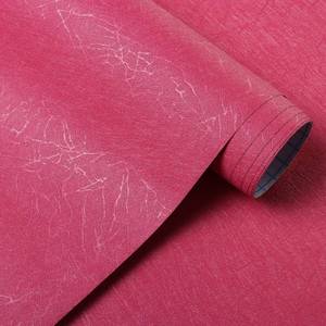 lot 9085 image: GloryTik Pink Silk Peel and Stick Wallpaper Embossed Self Adhesive Textured Contact Paper Waterproof Removable Wall Paper for Girls Room Cabinets Bedroom Furniture Wall Home Decor Vinyl 17.3X78.7