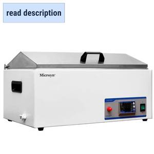 lot 442143 image: Retails for $540 Digital Lab Water Bath, Thermostatic Water Bath, 22L Capacity, 1200W, RT5-100 C, 110V