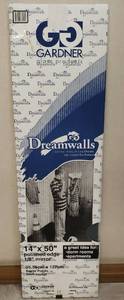 lot 103 image: NIP Gardner Dreamwalls 14in W x 50in T Polished Edge Wall Wardrobe Mirror
