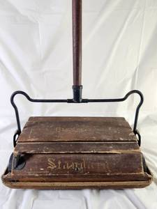 lot 89 image: Antique Bissells Standard Manual Vacuum Circa 1900