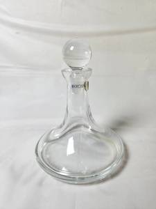 lot 125 image: Krosno Crystal Decanter with Stopper Made in Poland Vintage Nice