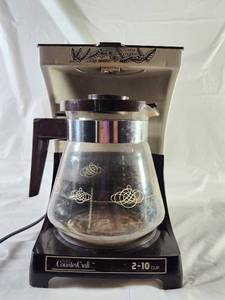 lot 190 image: Vintage Sears CounterCraft 2-10 Cup Coffee Maker Works