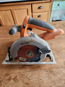 lot 207 image: RIDGID 6-12 in. Circular Saw Cordless