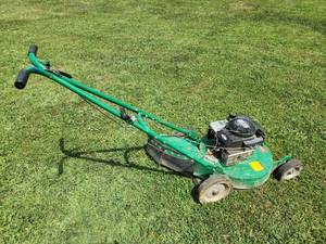 lot 225 image: Textron Turf Care Push Lawn Mower 5HP Gas Engine Read