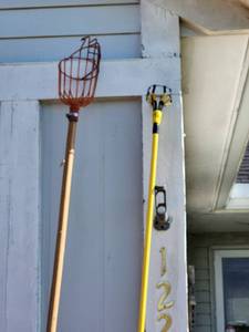 lot 301 image: 2 Fruit Picker Tools with Long Handles
