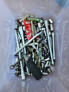 lot 341 image: Sockets with Wrenches and Tools Lot