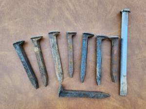 lot 351 image: Lot of Antique Railroad Spikes